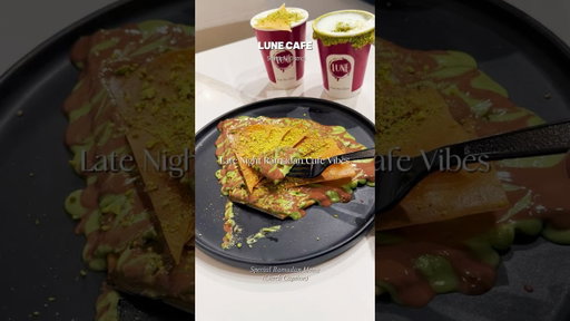 Late Night Cafe in Seattle - Lune Cafe special Ramadan Menu #seattlehalal #seattlefood #dessertcafe
