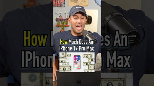 How Much Does An IPhone 17 Pro Max Actually Cost To Make?  #fypシ #funny #iphone #apple #money