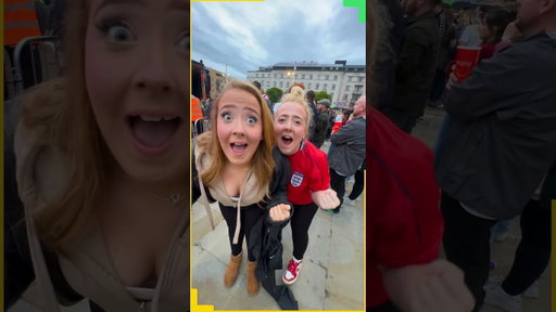 Open-air fan zone in Leeds for World Cup Semi-Final! #leeds #worldcup2026 #itscominghome