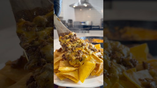 Skillet Nachos 🔥🤤 #food #foodie #shorts