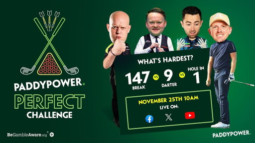 Watch Live: The Paddy Power Perfect Challenge!