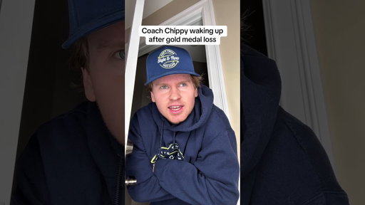 Coach Chippy waking up after gold medal loss