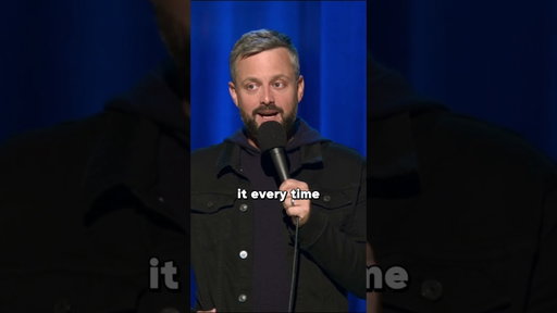 My wife is better at surveillance than the government | Nate Bargatze #shorts