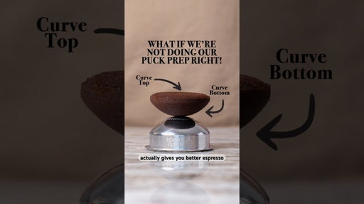 Does an Uneven Coffee Bed Make Better Espresso? Happy Tamper Fusion Shot #espresso #puckprep