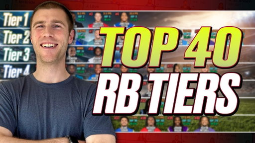 Top 40 Running Back Rankings & Tiers - 2026 Fantasy Football