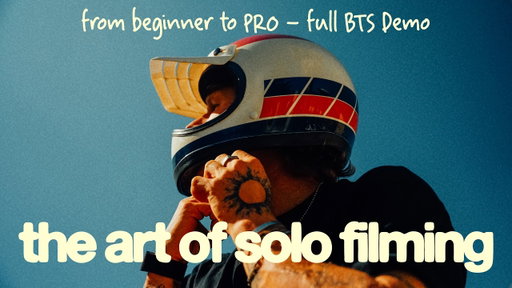 How To Film YOURSELF & capture life cinematically - full demo