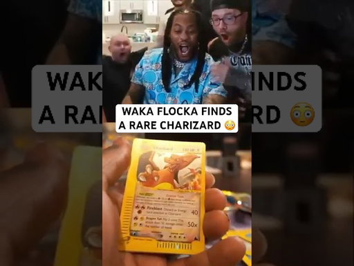 WAKA FLOCKA FINDS A CHARIZARD WORTH THOUSANDS 🤯