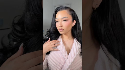 baby pink soft glam makeup tutorial