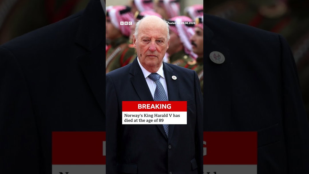 Norway's King Harald dies aged 89. #Norway #KingHarald #BBCNews