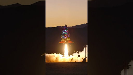 Christmas spirit is about strapping giant rocket motors to unsuspecting trees… right?!?? 🌲 🚀
