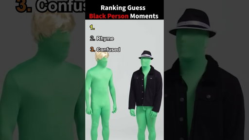 Ranking Guess The Black Person Moments