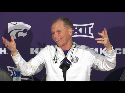 K-State Men's Basketball | Interim Head Coach Driscoll Press Conference vs Baylor