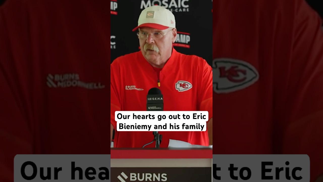 Our hearts go out to Eric Bieniemy and his family.