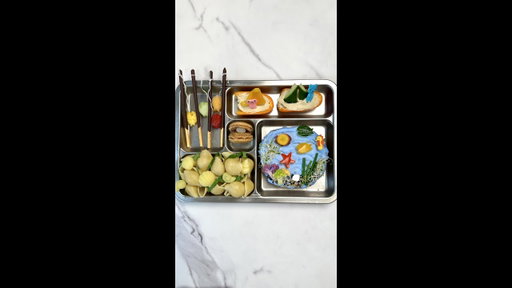 Under the Sea Themed Lunch Plate