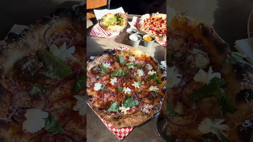 The hot honey made the pizza insane #london #food #pizza #italian
