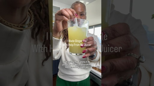 I Made Ginger Ale with the help of My Juicer  #healthylifestyle #juicer