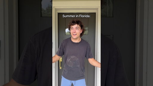 Florida Summers be like #florida #tampa #comedy #skit