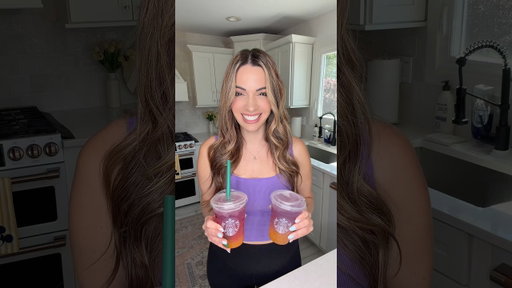 MAKE YOUR OWN STARBUCKS TROPICAL BUTTERFLY LEMONADE REFRESHER 🧡💜🦋