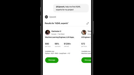 Upwork’s Work Marketplace Comes to ChatGPT