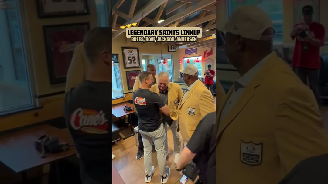 #Saints Hall of Famers Unite! ⚜️ #nfl #shorts