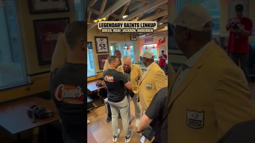 #Saints Hall of Famers Unite! ⚜️ #nfl #shorts