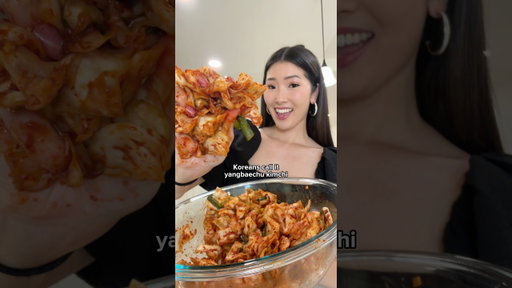 TURNING REGULAR GREEN CABBAGE INTO KIMCHI?! 🥬