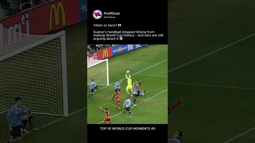 The Most Controversial Handball in World Cup History 😱⚽