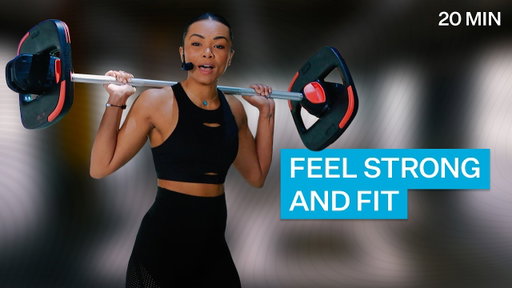 20 Min FULL BODY STRENGTH Workout At Home | BODYPUMP