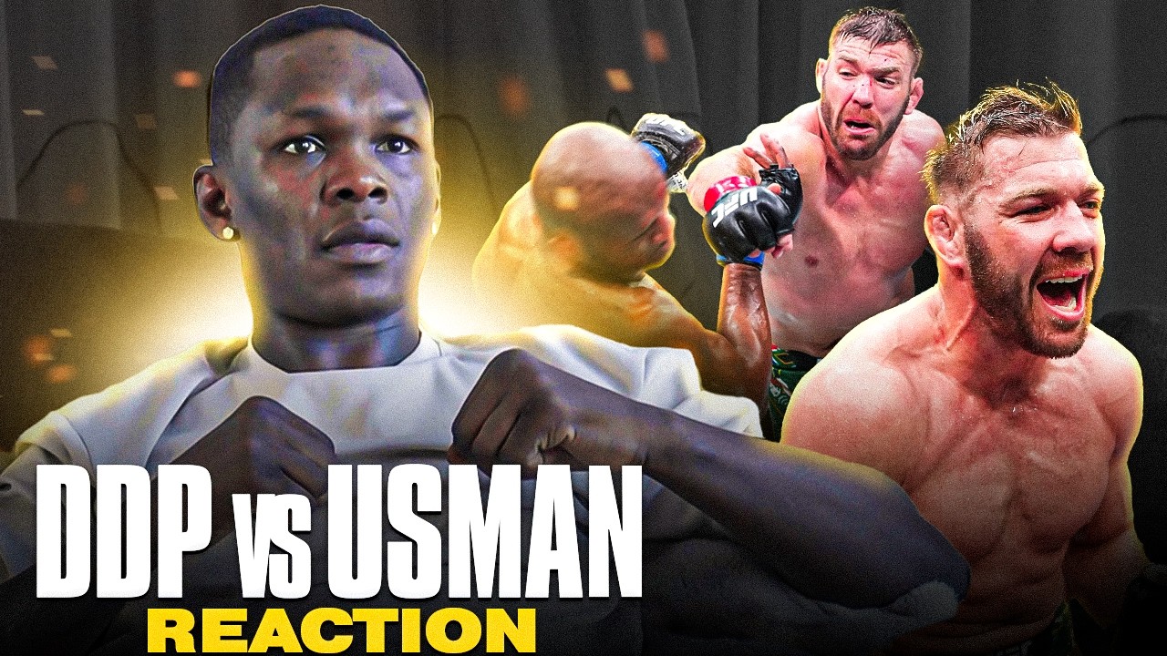 DDP is BACK 👏 | Israel Adesanya Reacts to Du Plessis vs Usman