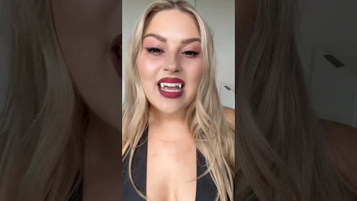 Easy last minute Halloween makeup 🦇