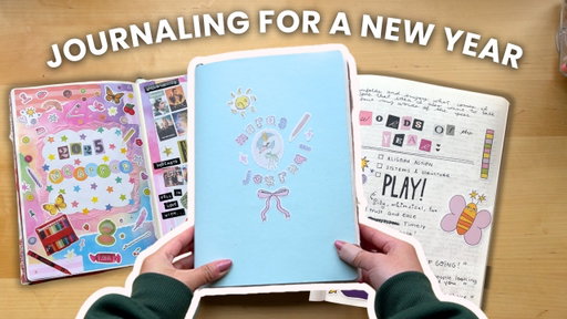journaling in 2026 ✨ my new year pages, reflections, & how i finished the last pages of my journal