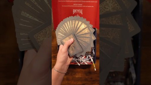 Opening Silver Metalluxe Playing Cards! 😮 (New!) #viralvid #shorts #fyp #unboxing #cards