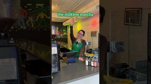 THE MILKLESS MATCHA 🍵 #barista