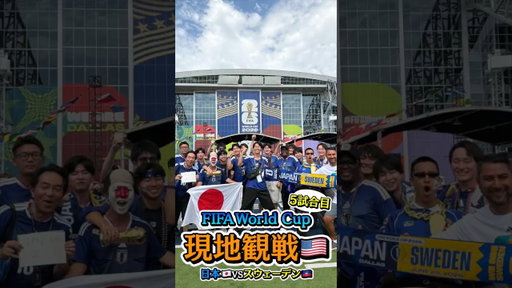#AD ついに日本代表の試合を現地観戦しました【日本VSスウェーデン】