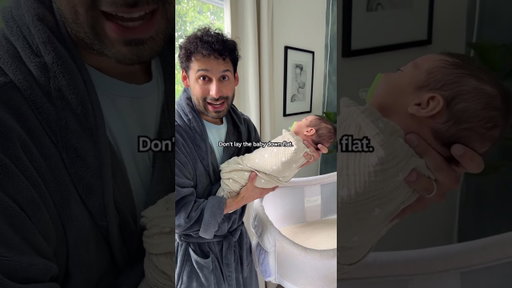 How to Lay a Sleeping Baby 😴🍼 (Day 8)