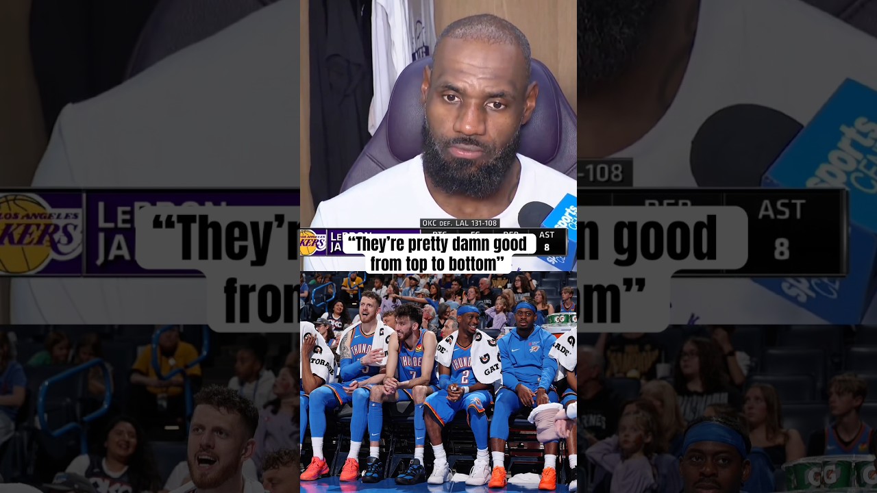 LeBron on comparing OKC to 90s Bulls & ‘17-18 Warriors 👀