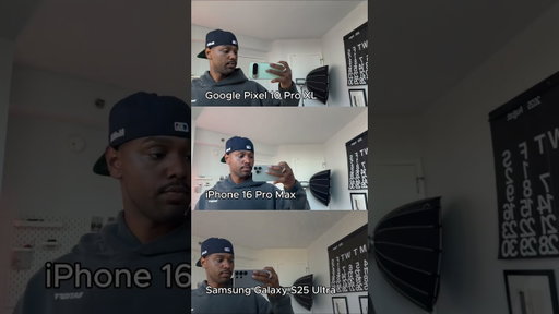 iPhone 16 Pro Max vs Galaxy S25 vs Pixel 10 Pro XL Camera Test!