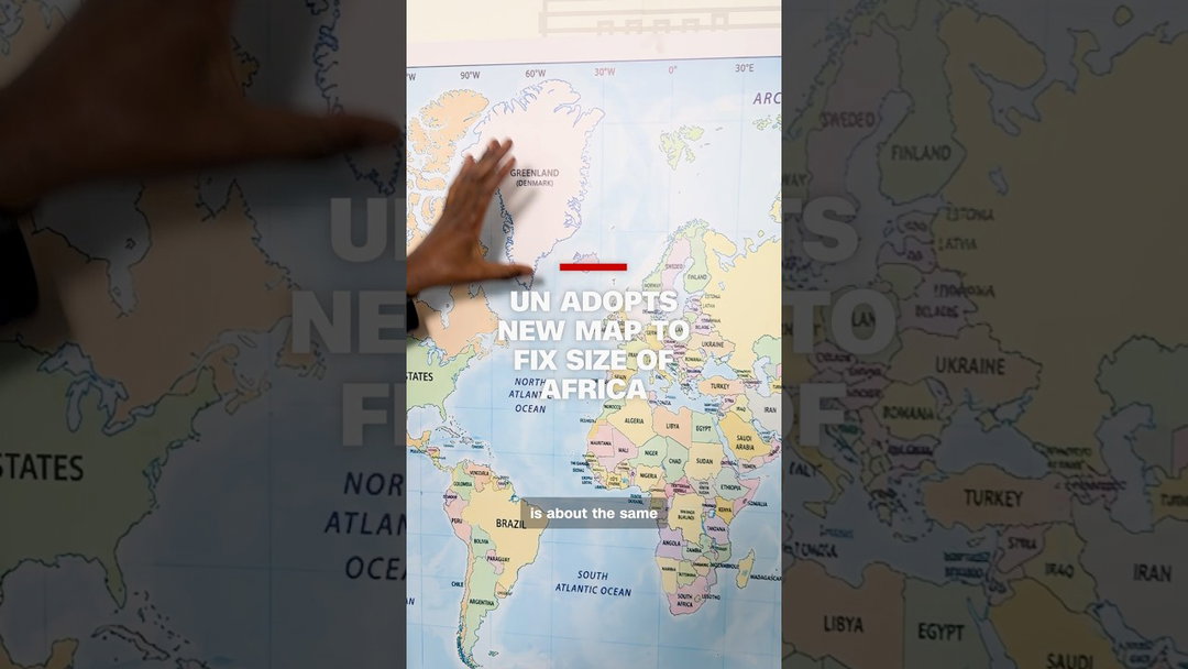 UN adopts new map to fix world's proportions