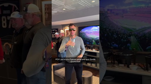 POV you’re at a patriots game and spot Gronk