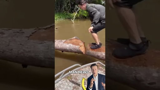 Log Snap Success or Failure? | Man News (via will_mcadam/ig) #bro #log #missionaccomplished #fails