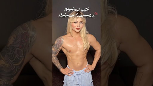 Sabrina Carpenter’s workout routine #sabrinacarpenter #sketch