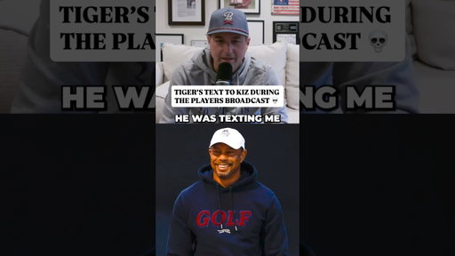 Tiger Woods chirped Kevin Kisner DURING the PLAYERS broadcast 💀
