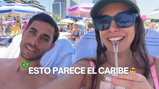 15 DÍAS EN BRASIL | DÍA 8 | Día de playa en Barra de Tijuca & cena en restaurante en Río 🇧🇷