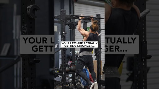 Full range pull-ups = full-body gains. 🏋️‍♀️