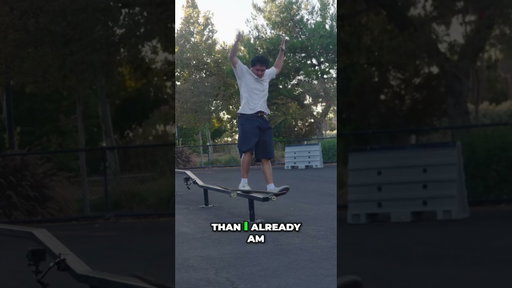 Stuck? Try This Skateboarding Confidence Trick! #shorts