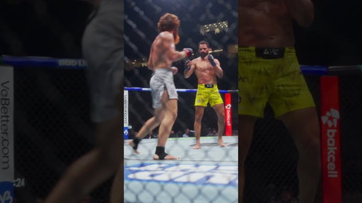 Octagon POV of Shara Magomedov vs. Michel Pereira at #UFCBaku! 🤌 #UFC #UFCIndia