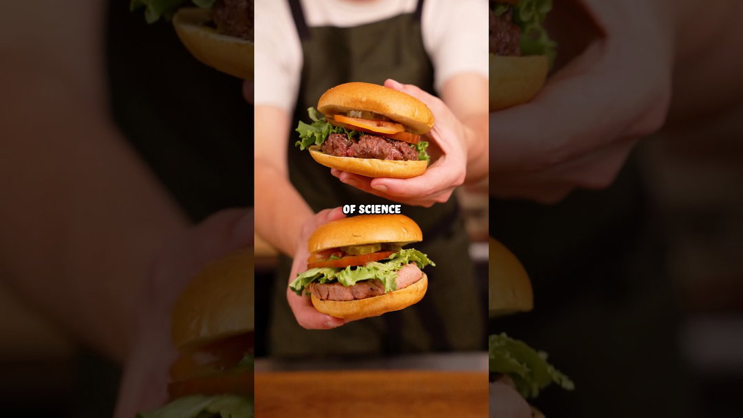 I made a HAM burger (using ham)