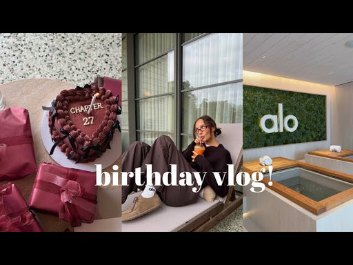 VLOG!! my 27th birthday in the Cotswolds | workout at alo | normal home life