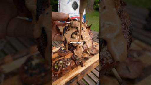 Philly Cheese Flank Steak Pinwheels