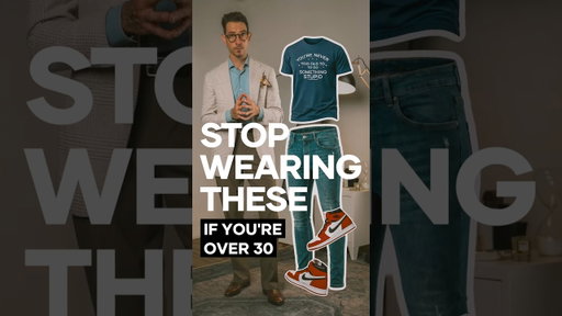 The 3 Biggest Style Mistakes Men Over 30 Make and what to wear instead.